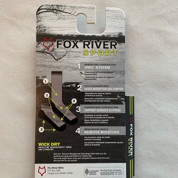 Fox River Sport Ankle Socks Small - Picture 5 of 6